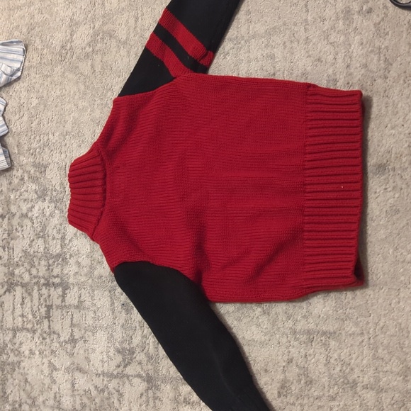 Polo Ralph Lauren Red and Navy Sweater Size 2T - Picture 6 of 6